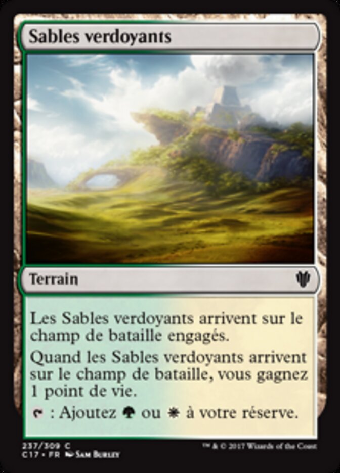 Sables verdoyants