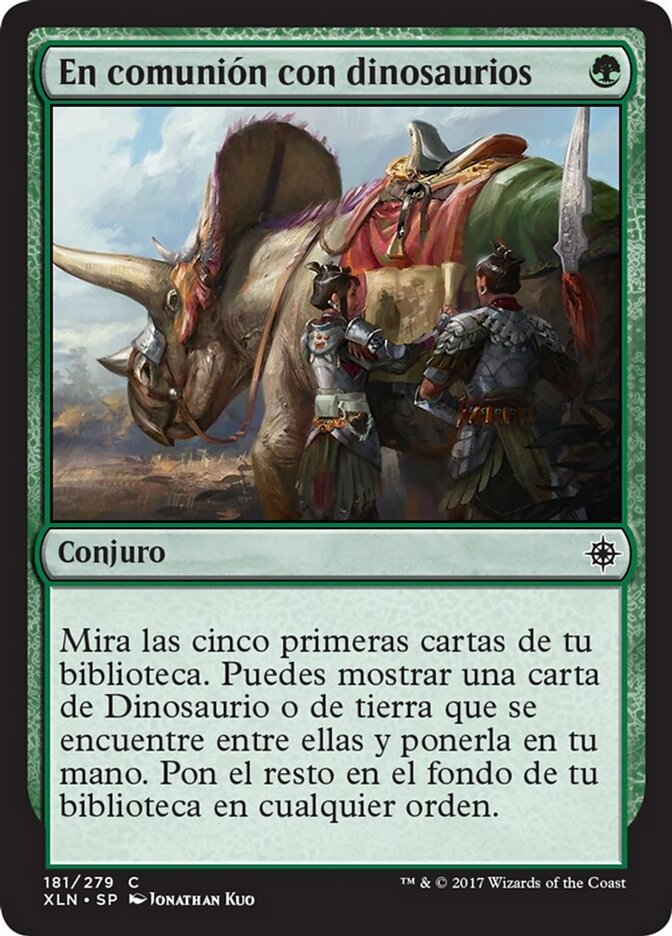 En comunión con dinosaurios