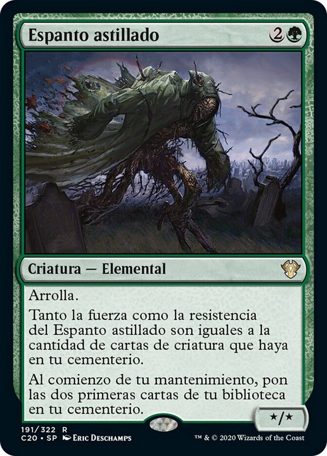 Espanto astillado