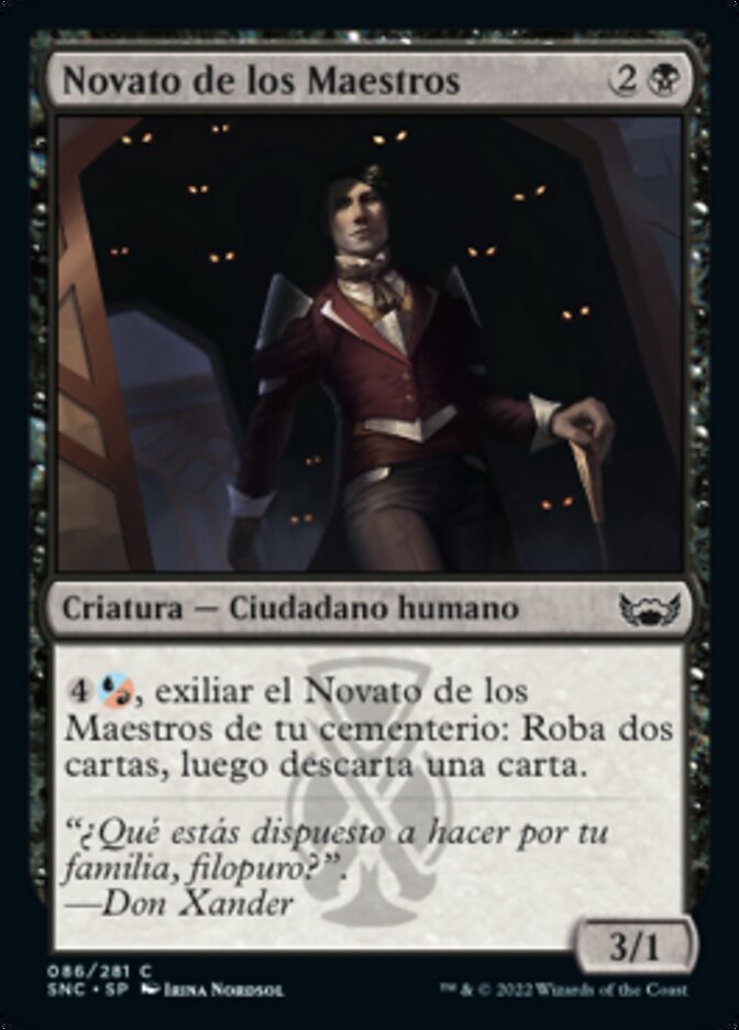 Novato de los Maestros