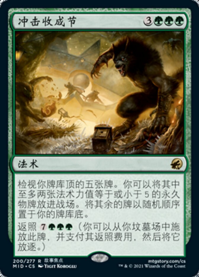 冲击收成节