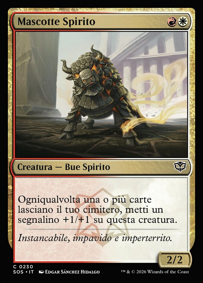 Mascotte Spirito