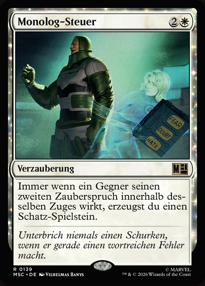 Monolog-Steuer