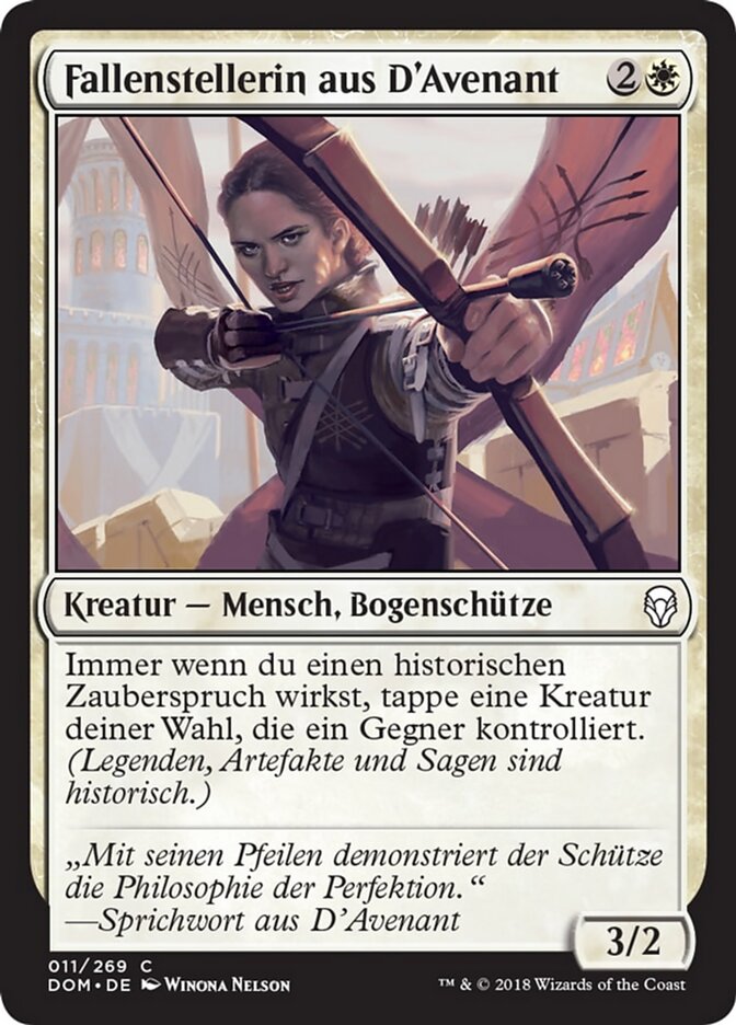 Fallenstellerin aus D'Avenant