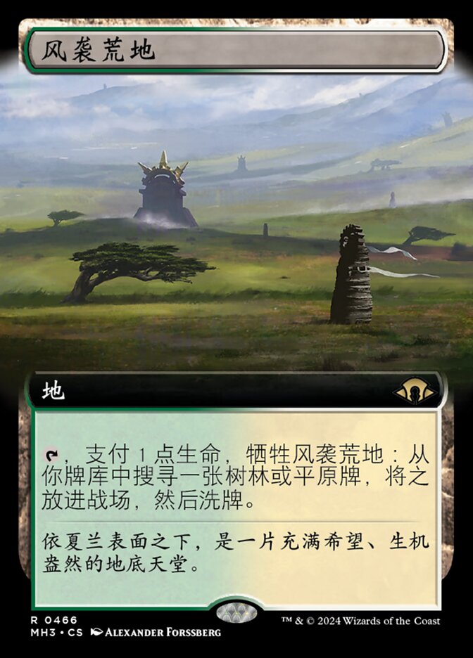 风袭荒地