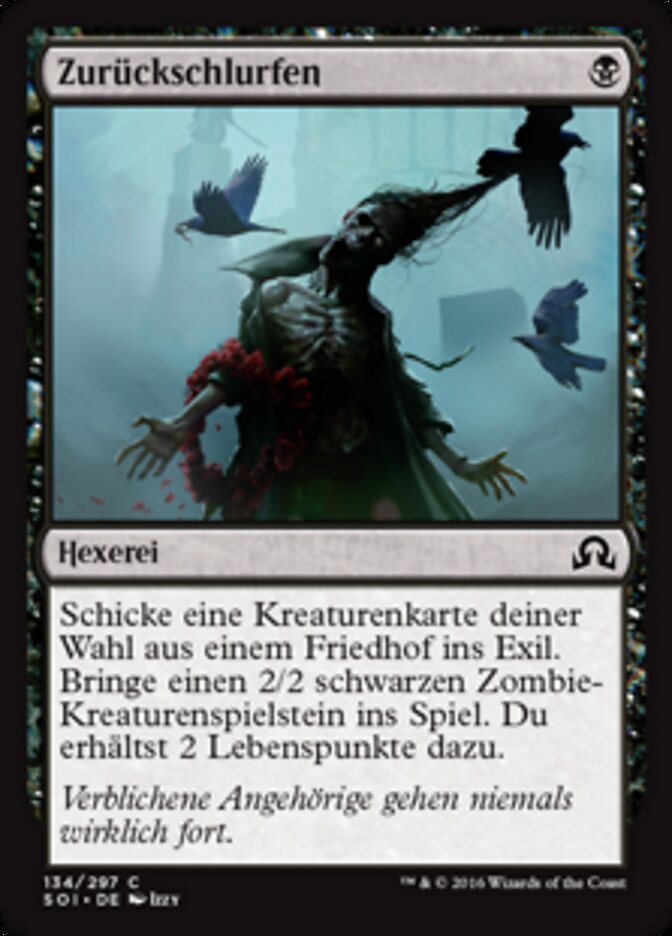 Zurückschlurfen