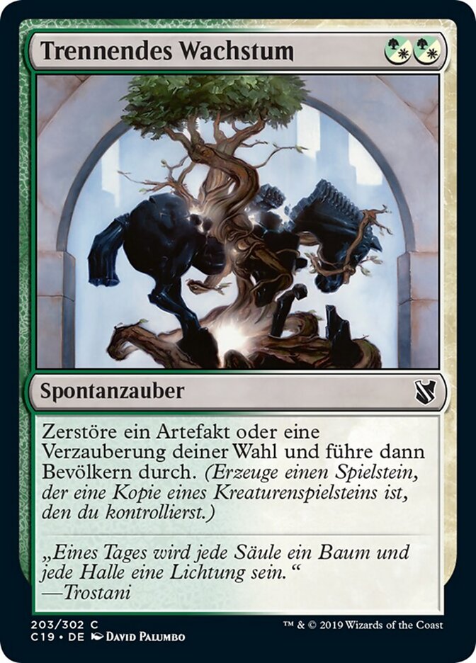 Trennendes Wachstum