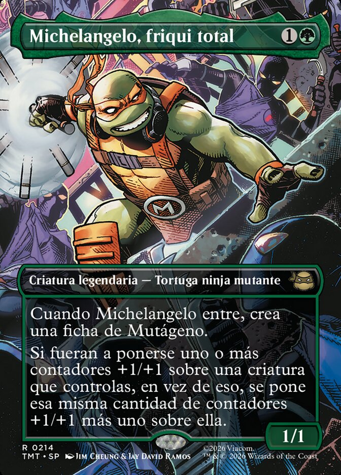 Michelangelo, friqui total