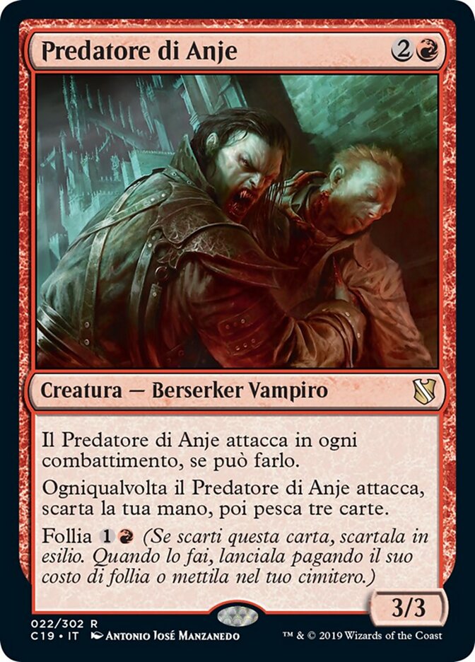 Predatore di Anje
