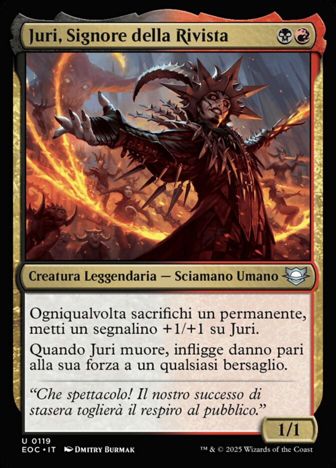 Juri, Signore della Rivista