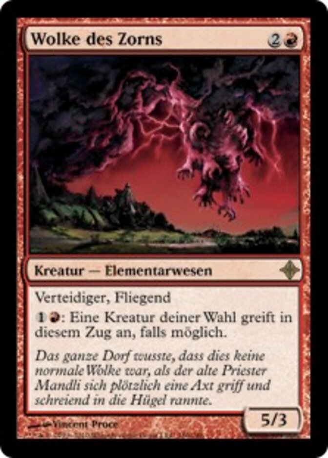 Wolke des Zorns