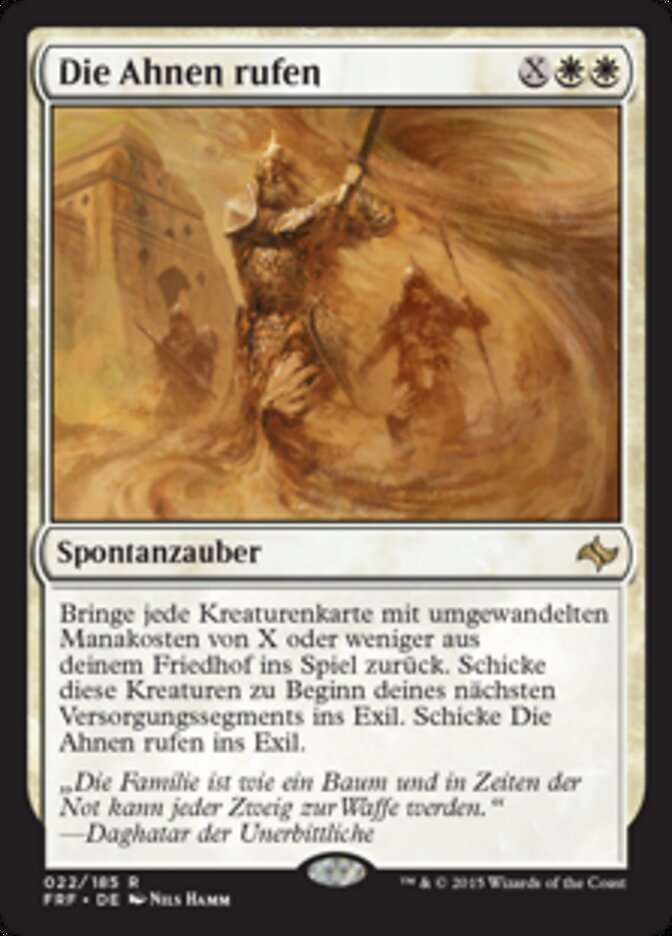 Die Ahnen rufen