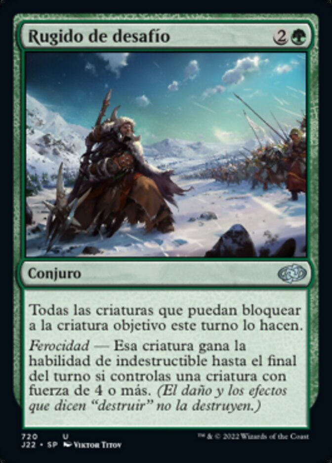 Rugido de desafío