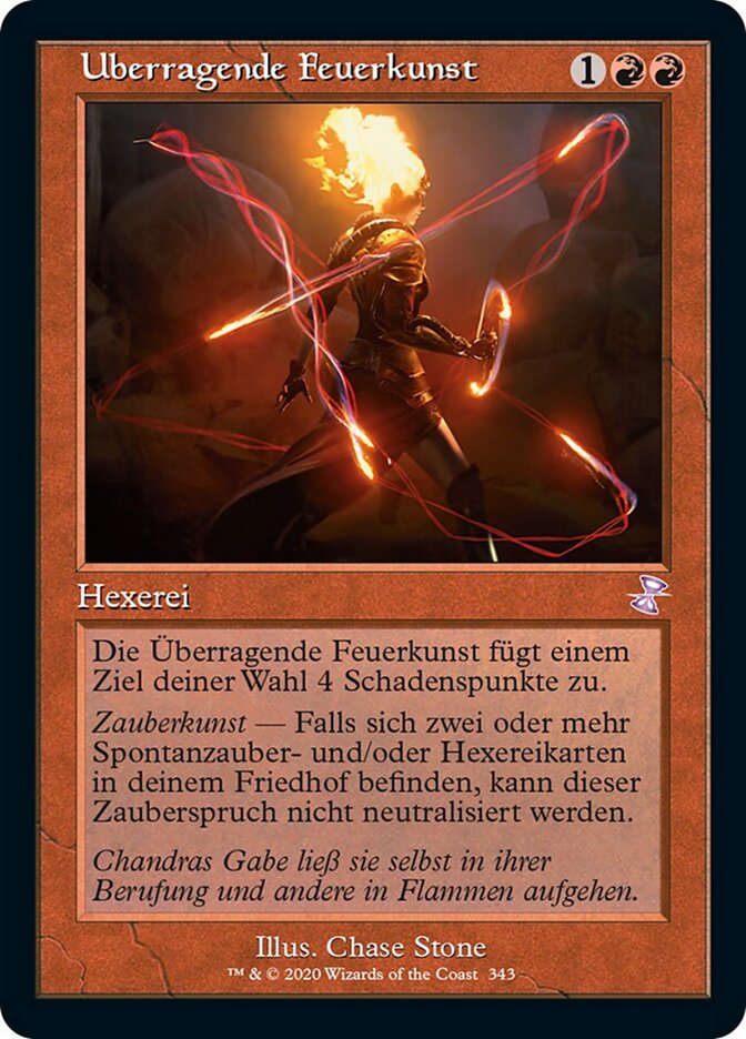 Überragende Feuerkunst