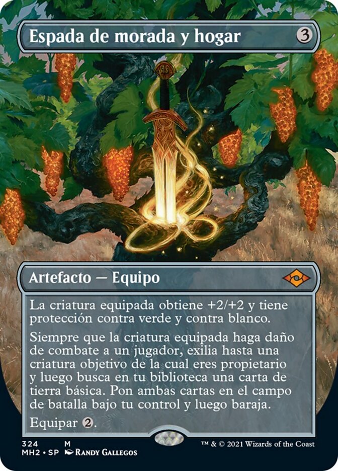 Espada de morada y hogar