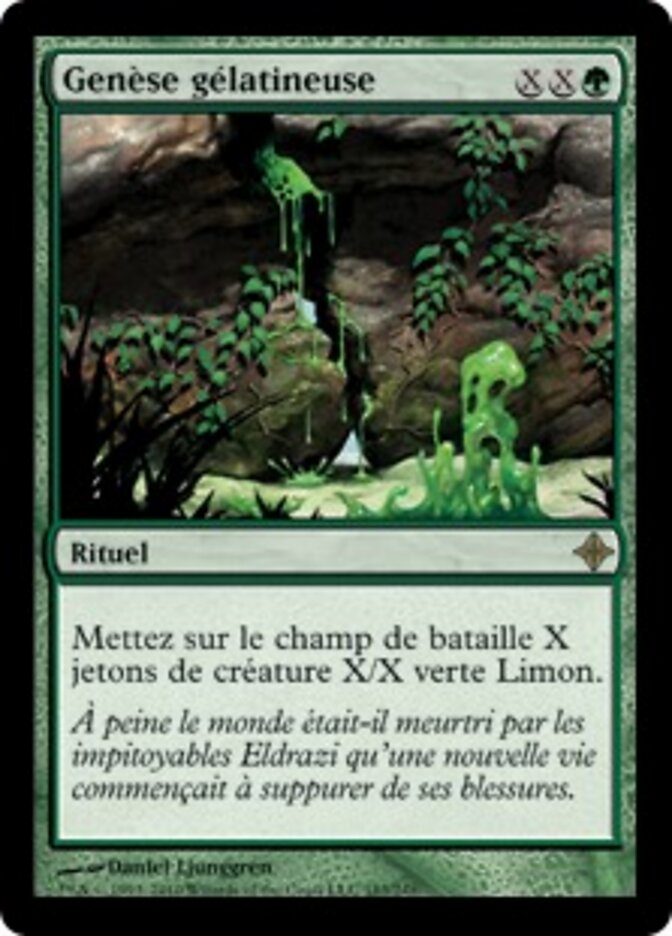 Genèse gélatineuse