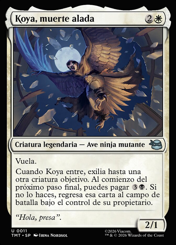 Koya, muerte alada