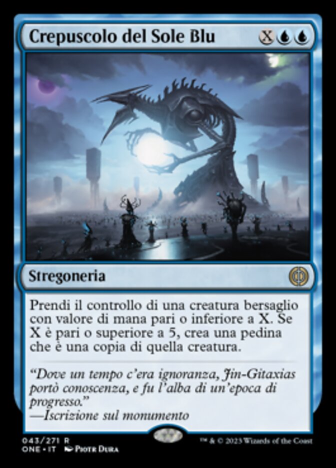 Crepuscolo del Sole Blu