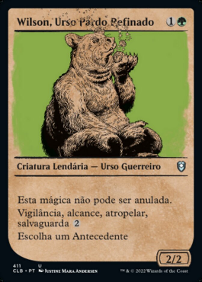 Wilson, Urso Pardo Refinado