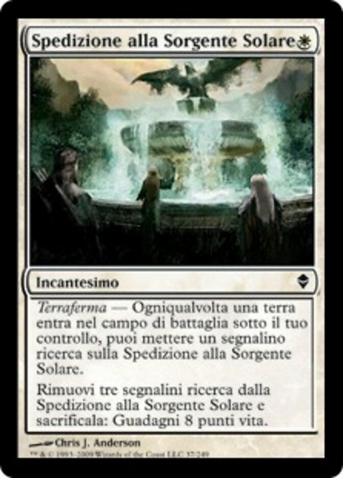 Spedizione alla Sorgente Solare