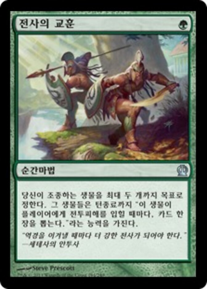 전사의 교훈