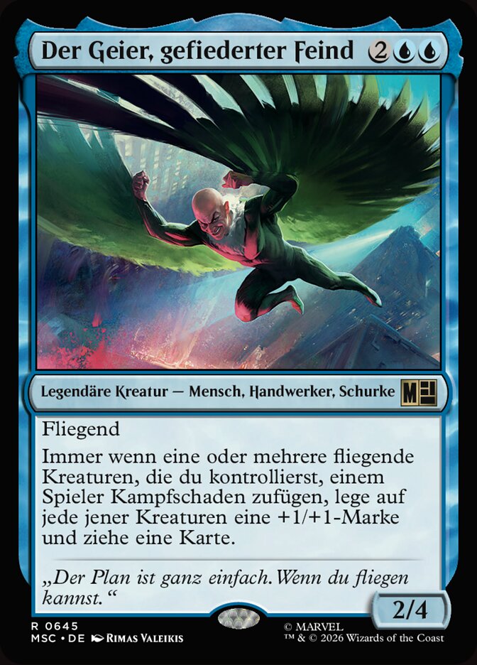 Der Geier, gefiederter Feind