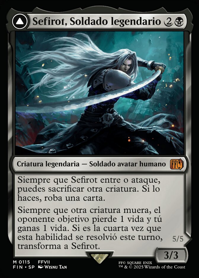Sephiroth, Fabled SOLDIER // Sephiroth, One-Winged Angel