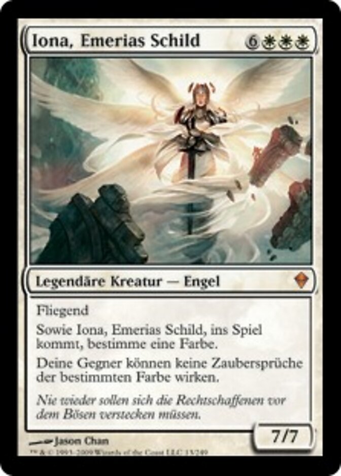 Iona, Emerias Schild