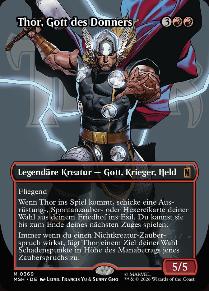 Thor, Gott des Donners