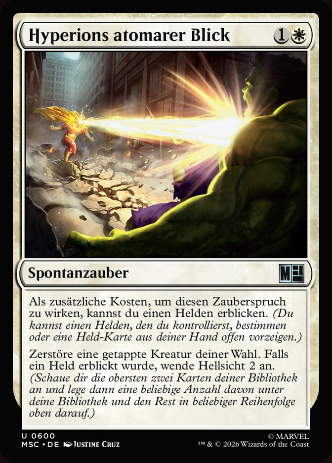 Hyperions atomarer Blick