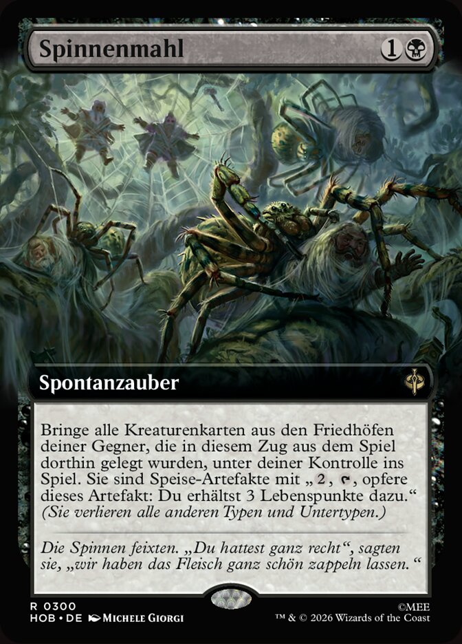 Spinnenmahl