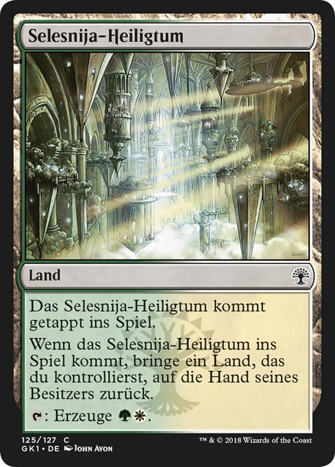 Selesnija-Heiligtum
