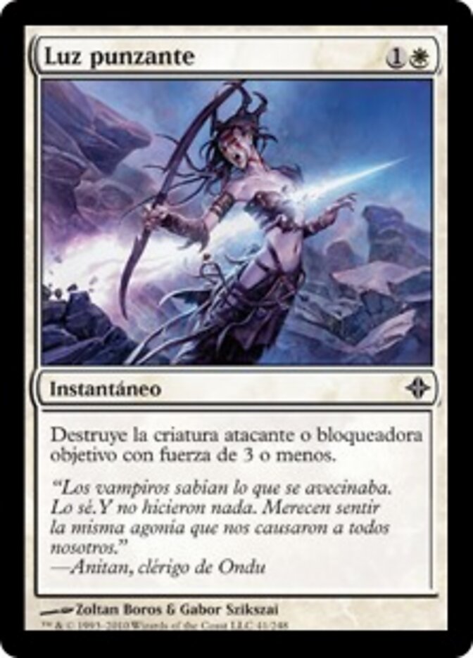 Luz punzante