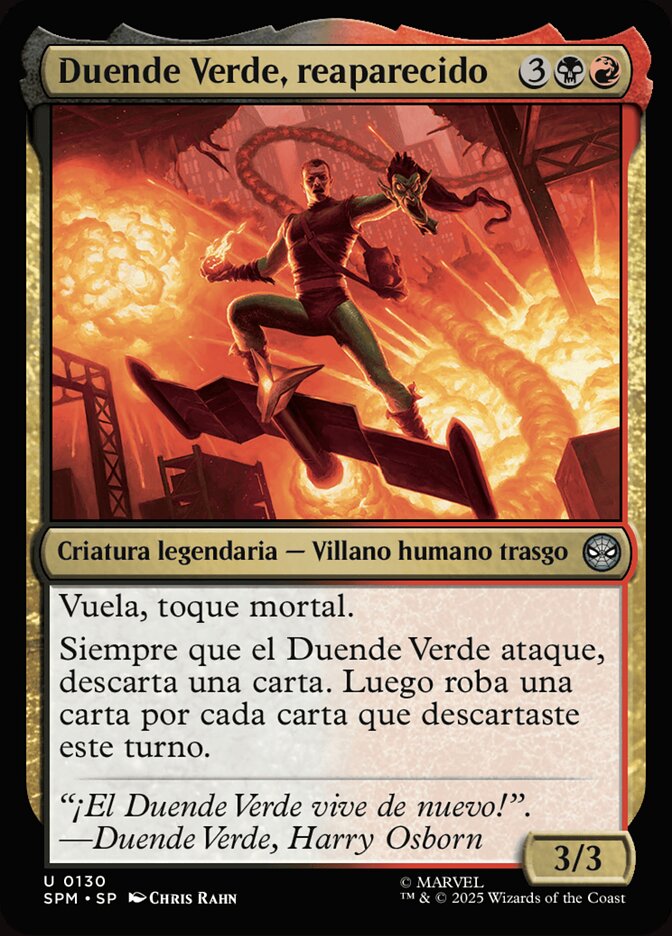Duende Verde, reaparecido