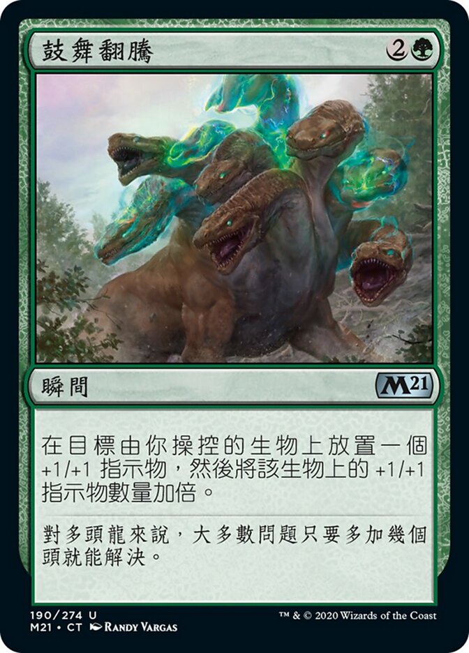 鼓舞翻騰