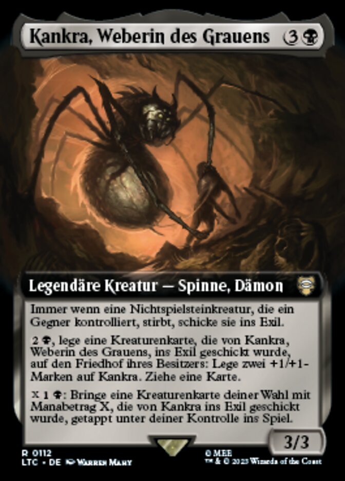 Kankra, Weberin des Grauens