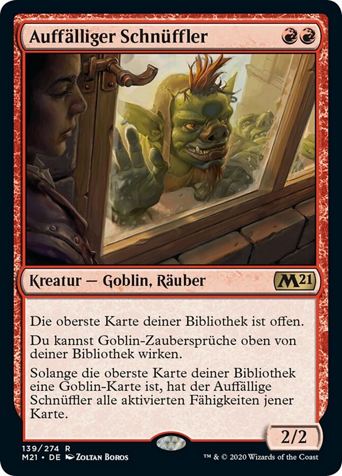 Auffälliger Schnüffler
