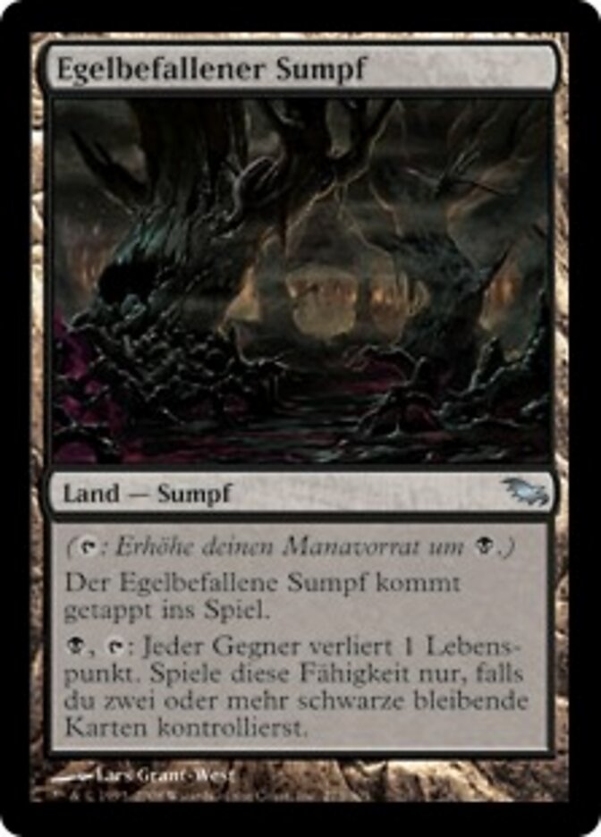 Egelbefallener Sumpf