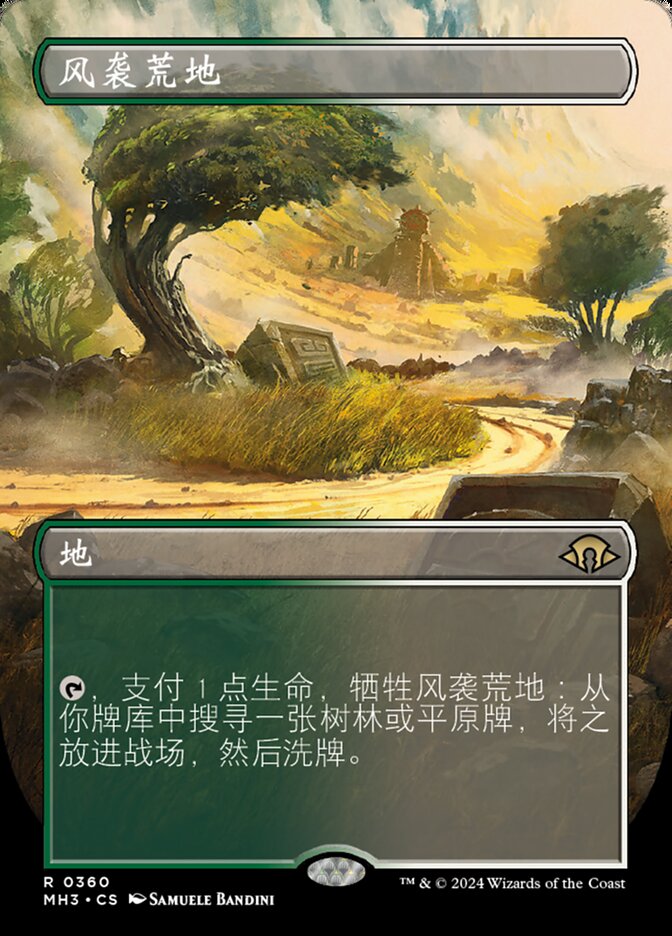 风袭荒地