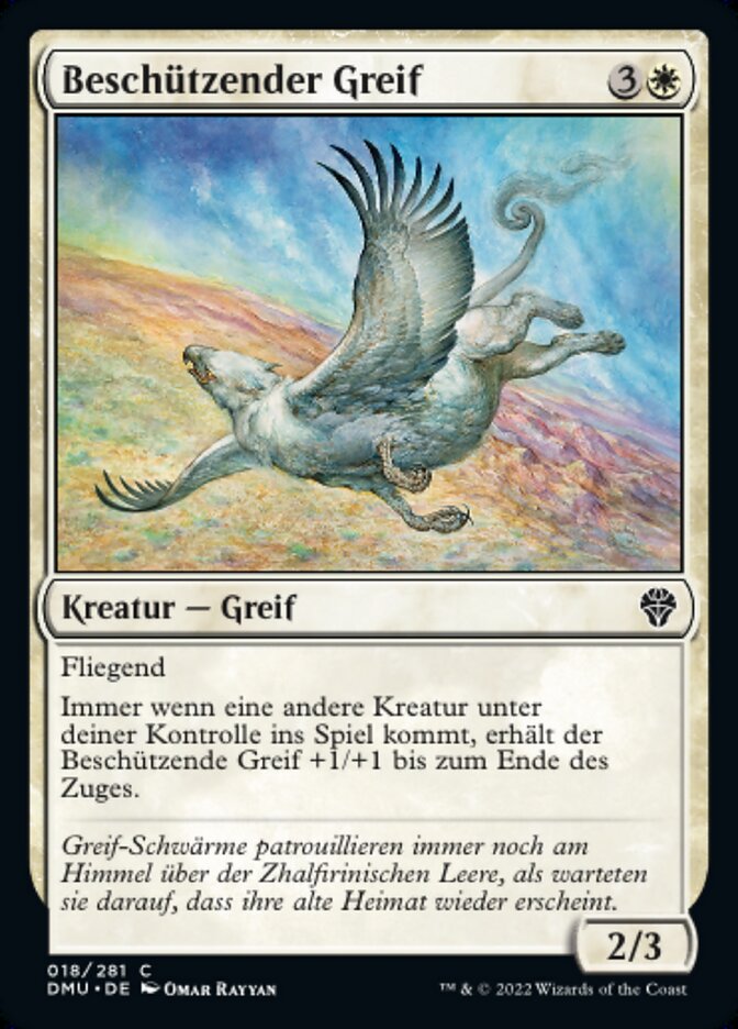 Beschützender Greif