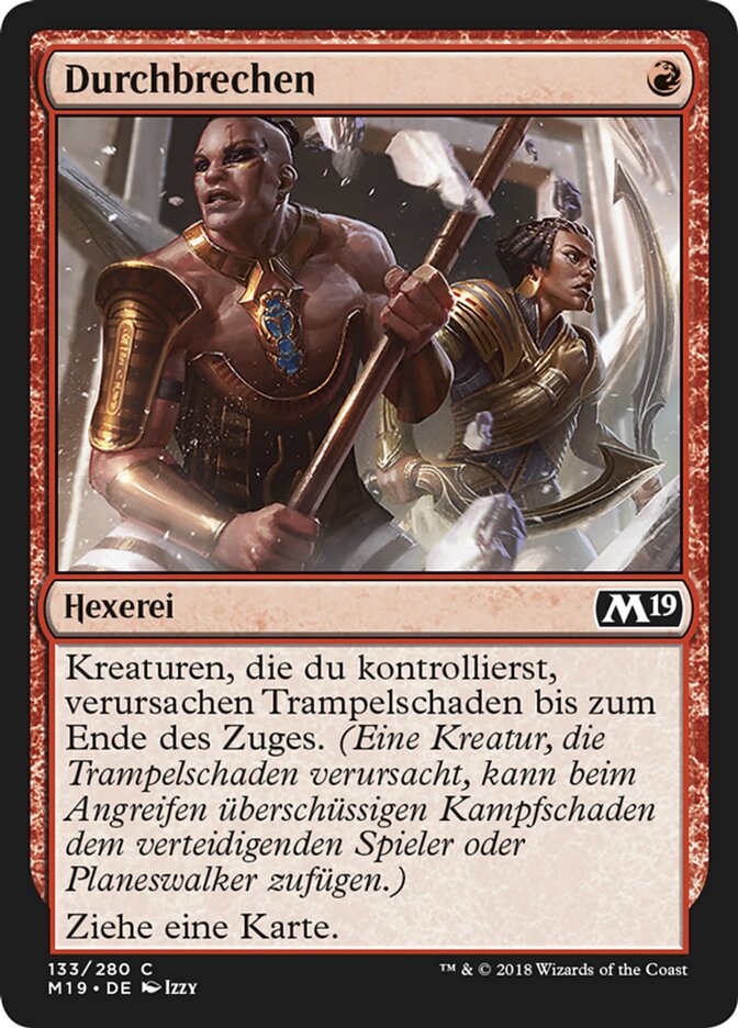 Durchbrechen