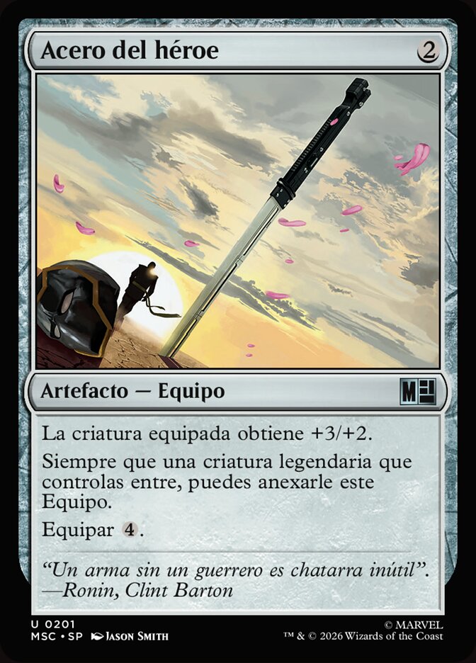 Acero del héroe