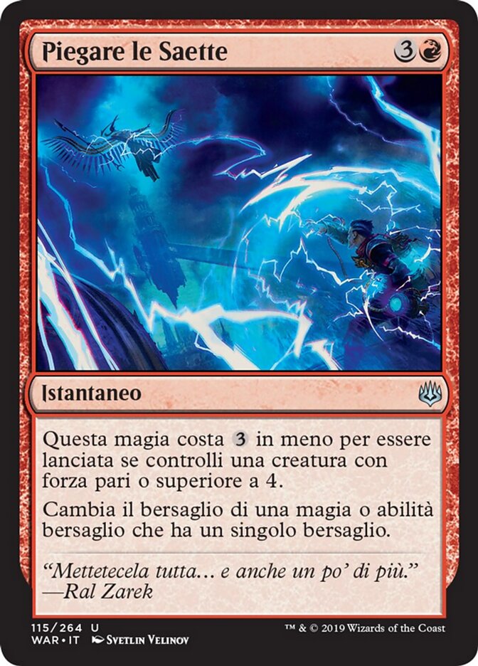 Piegare le Saette