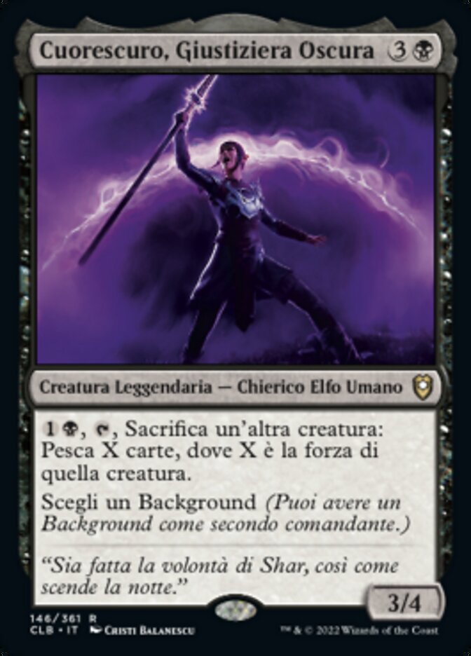 Cuorescuro, Giustiziera Oscura