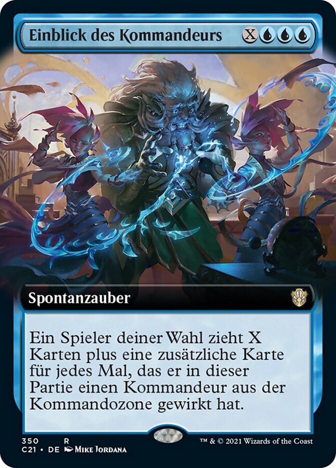 Einblick des Kommandeurs