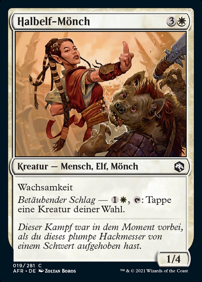 Halbelf-Mönch