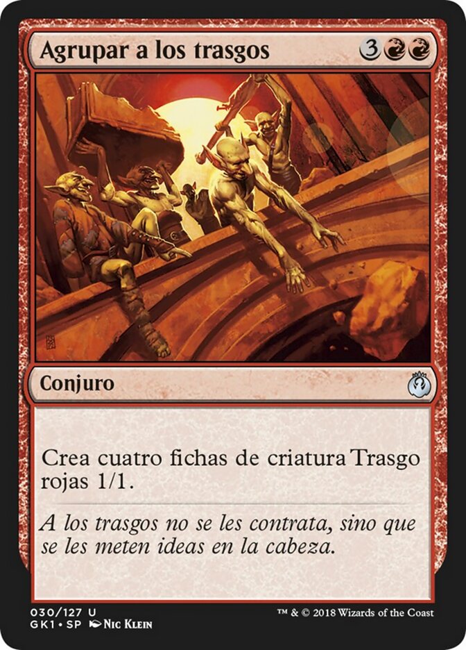 Agrupar a los trasgos