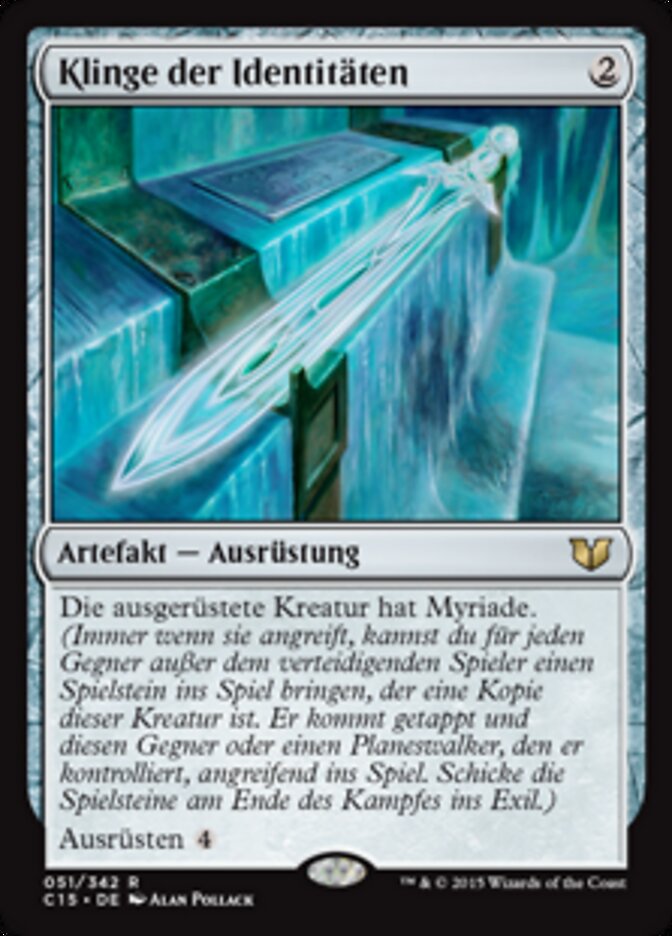 Klinge der Identitäten