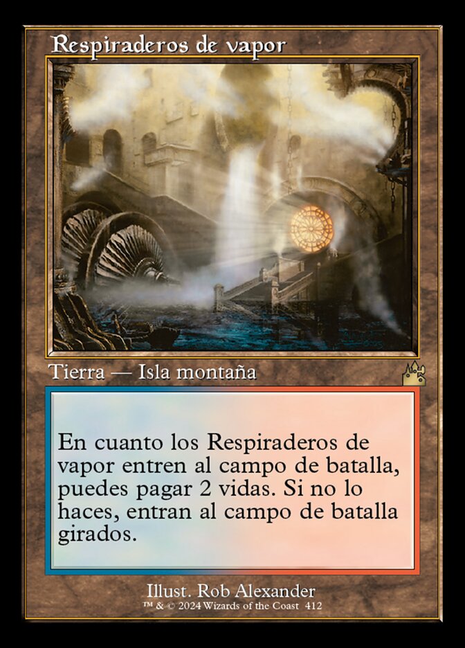 Respiraderos de vapor