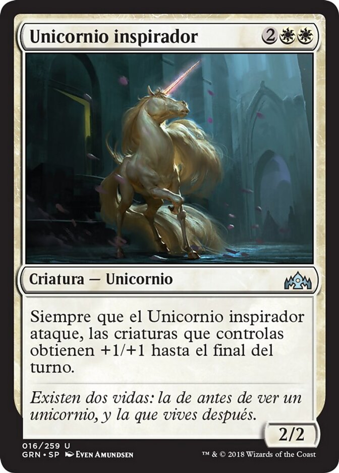 Unicornio inspirador